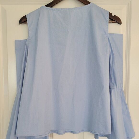 Saks Fifth Avenue Cold Shoulder Top size S/P - Picture 3 of 8